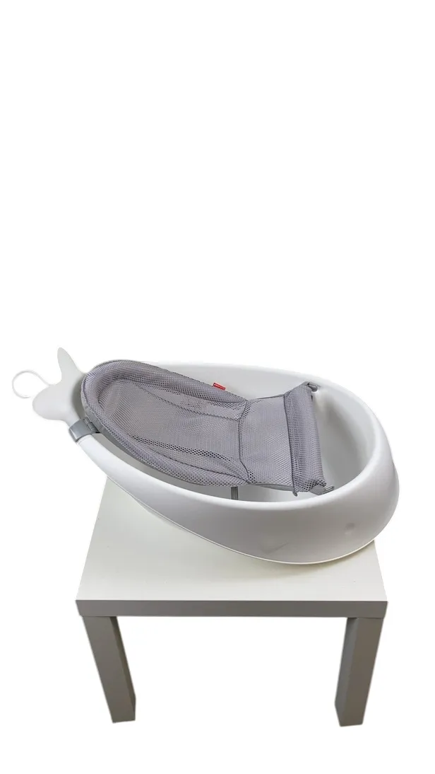 Skip Hop Moby Bath Smart Sling 3-Stage Bathtub, White