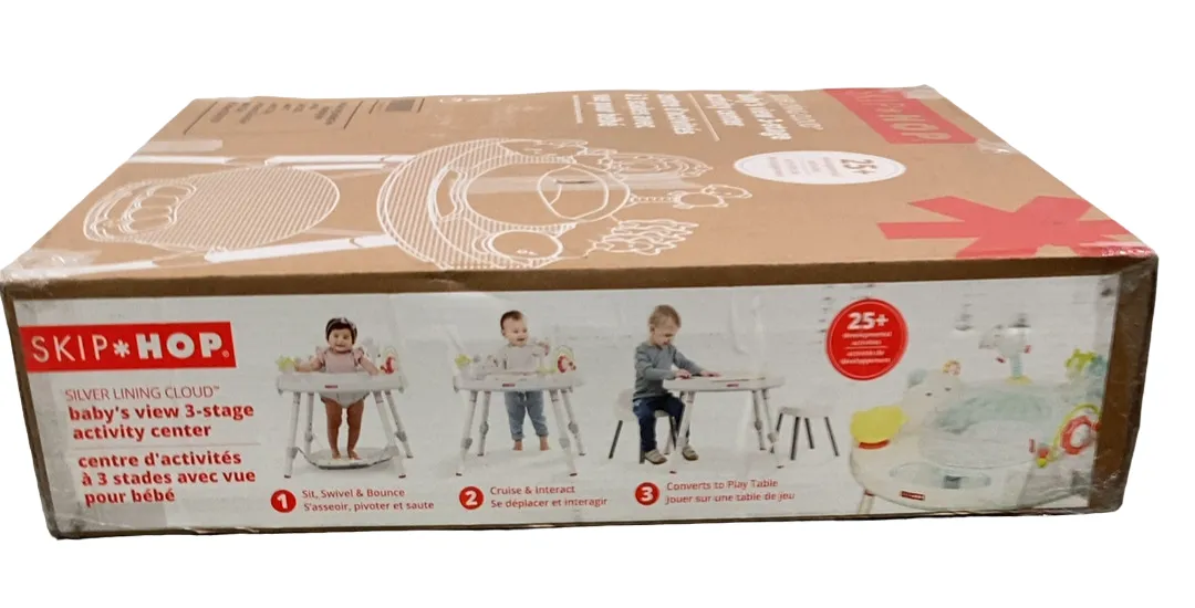 Skip Hop Silver Lining Cloud Baby's View Activity Center