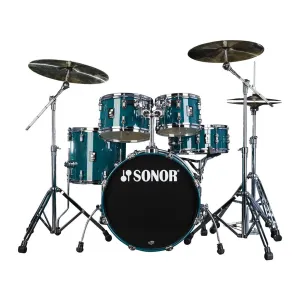 Sonor AQ1 Series Studio 5-Piece Kit with 2000 Series Hardware Set - Caribbean Blue