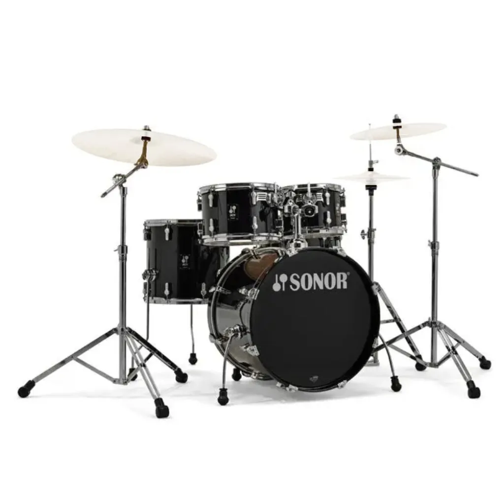 Sonor AQ1 Series Studio 5-Piece Kit with 2000 Series Hardware Set - Piano Black