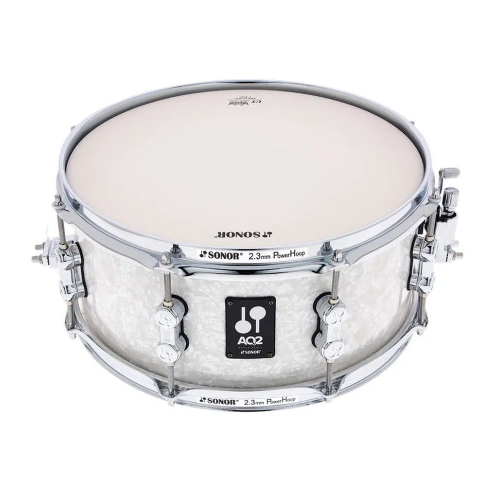Sonor AQ2 13"x6" Snare Drum - White Pearl