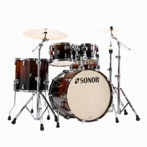 Sonor AQ2 Series Stage 5-Piece Shell Pack with 4000 series Hardware - Brown Fade