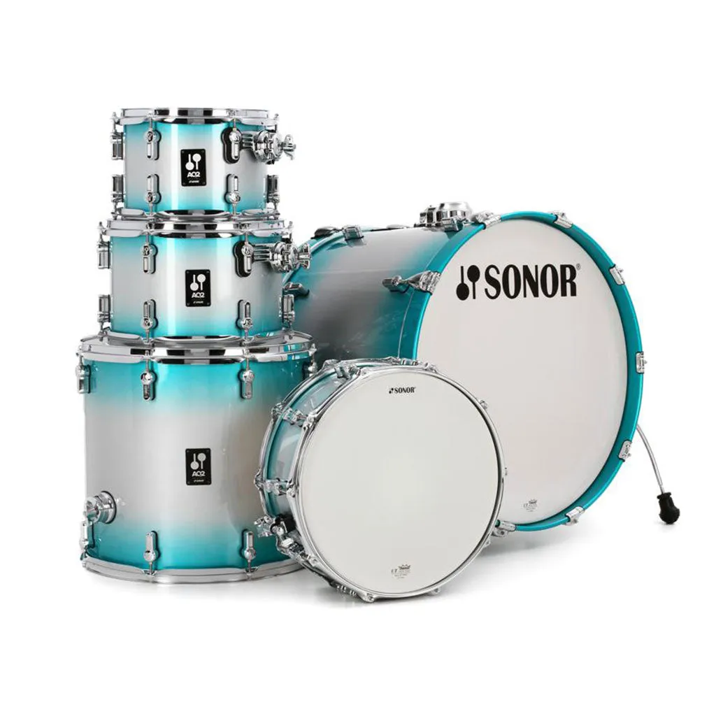 Sonor AQ2 Series Studio 5-Piece Shell Pack - Aqua Silver Burst