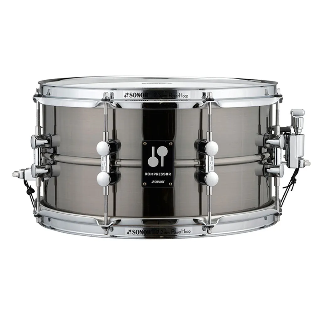 Sonor Kompressor 13"x7" Brass Snare Drum - Black Nickel Plated