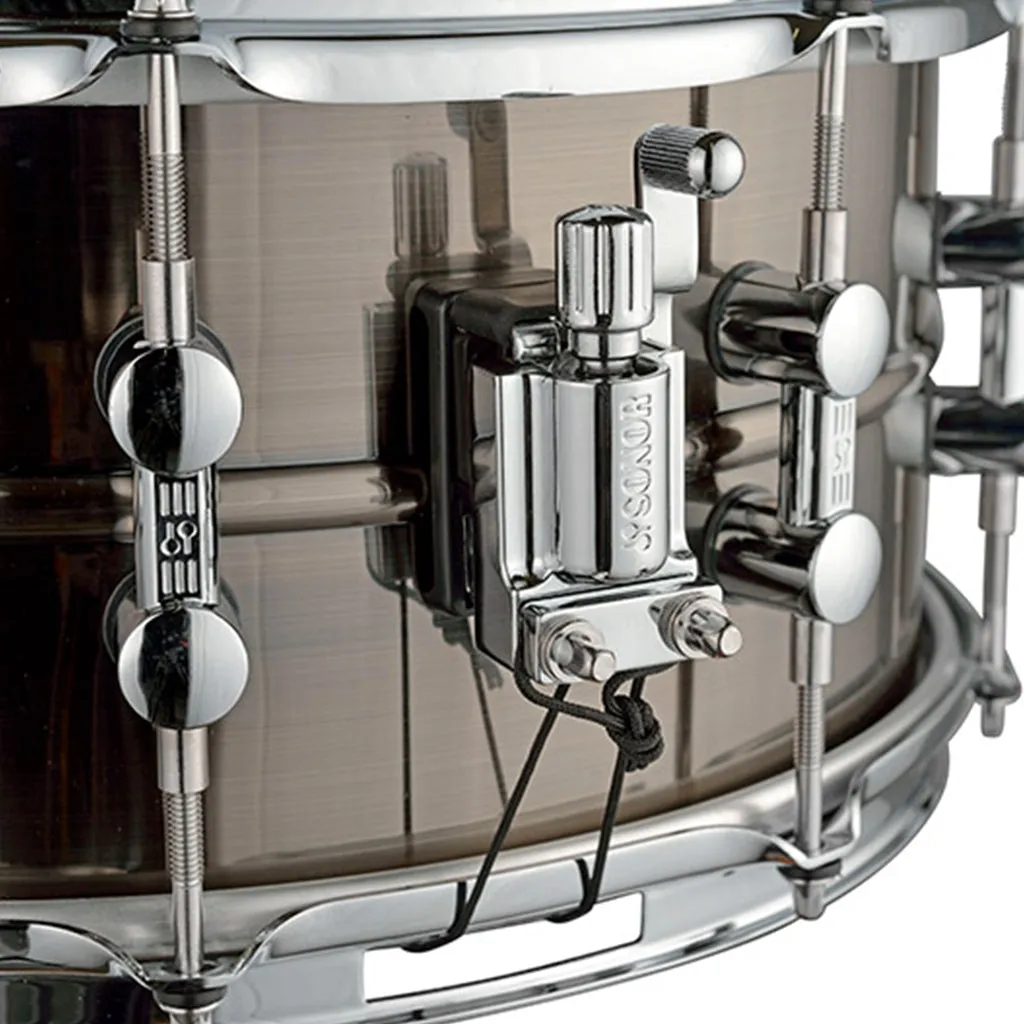 Sonor Kompressor 13"x7" Brass Snare Drum - Black Nickel Plated