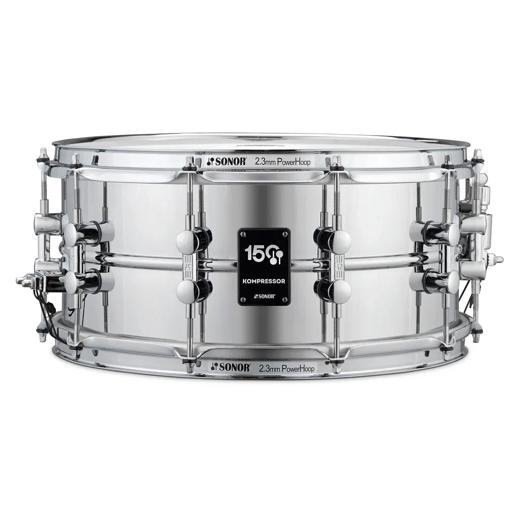 Sonor Kompressor 14"x6.5" Steel Snare Drum - 150th Anniversary Limited Edition