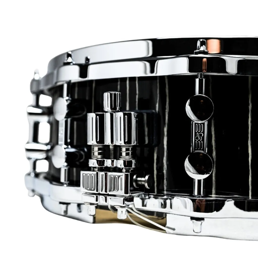 Sonor Prolite 14"x5" Snare Drum w/Die Cast Hoops - Ebony White Stripes