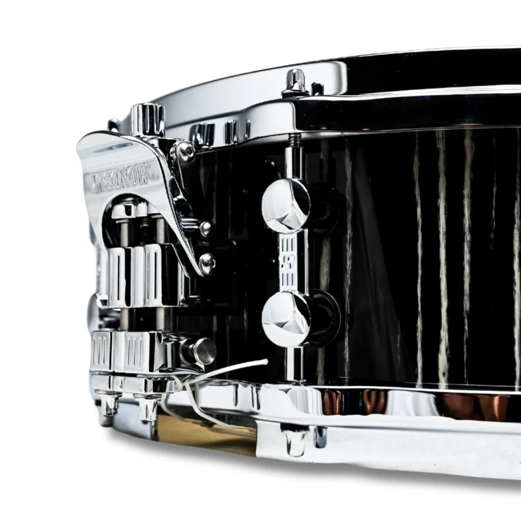 Sonor Prolite 14"x5" Snare Drum w/Die Cast Hoops - Ebony White Stripes