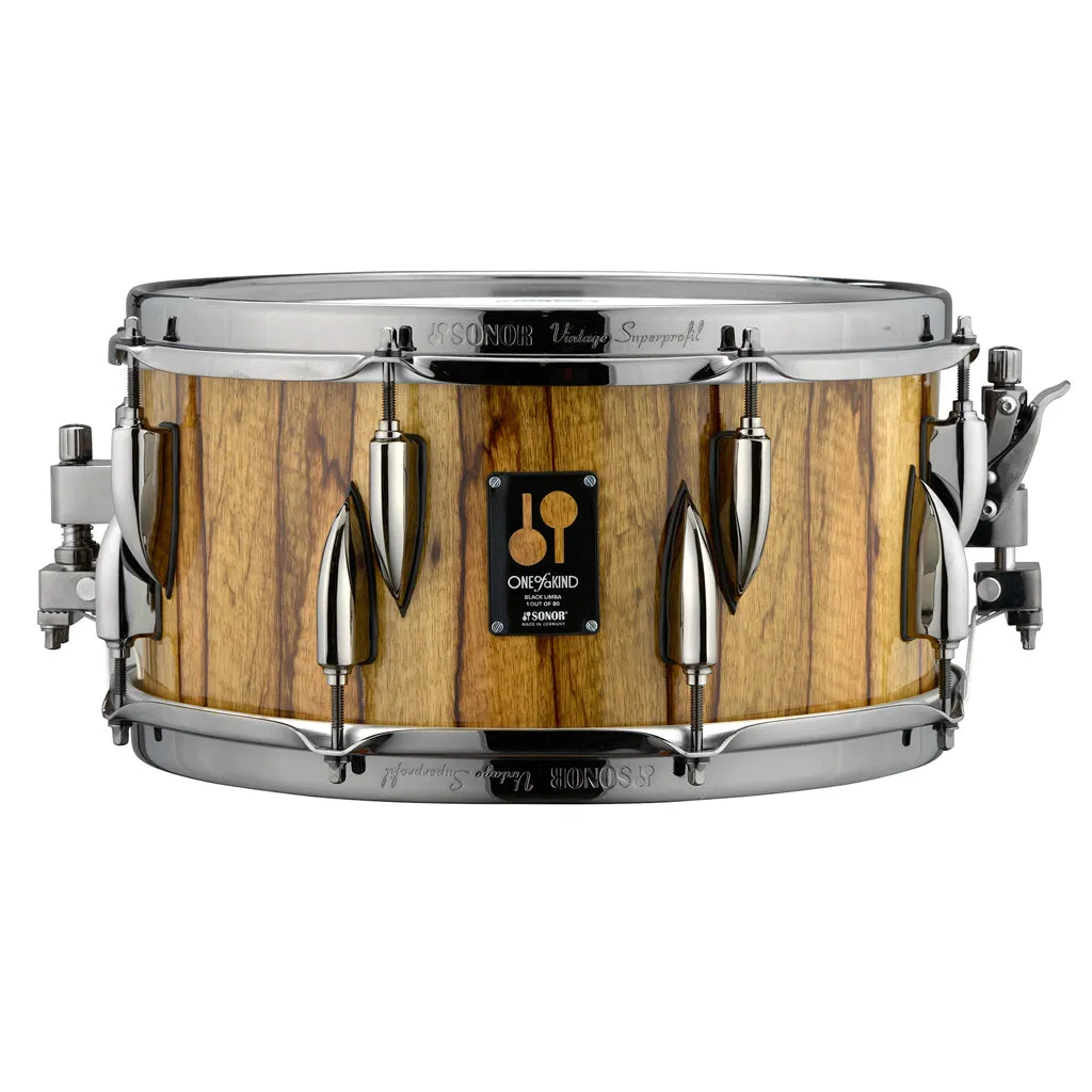 Sonor "One of A Kind" 13"x6.5" 9-Ply Maple with Black Limba & Case