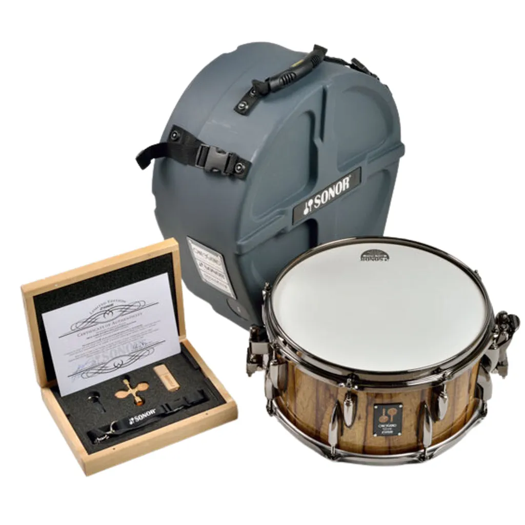 Sonor "One of A Kind" 13"x6.5" 9-Ply Maple with Black Limba & Case