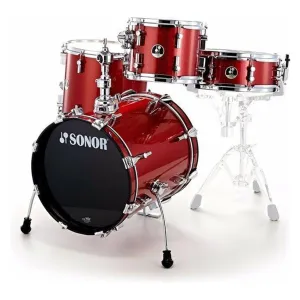 Sonor Safari SE 4-Piece Shell Pack - Red Galaxy Sparkle