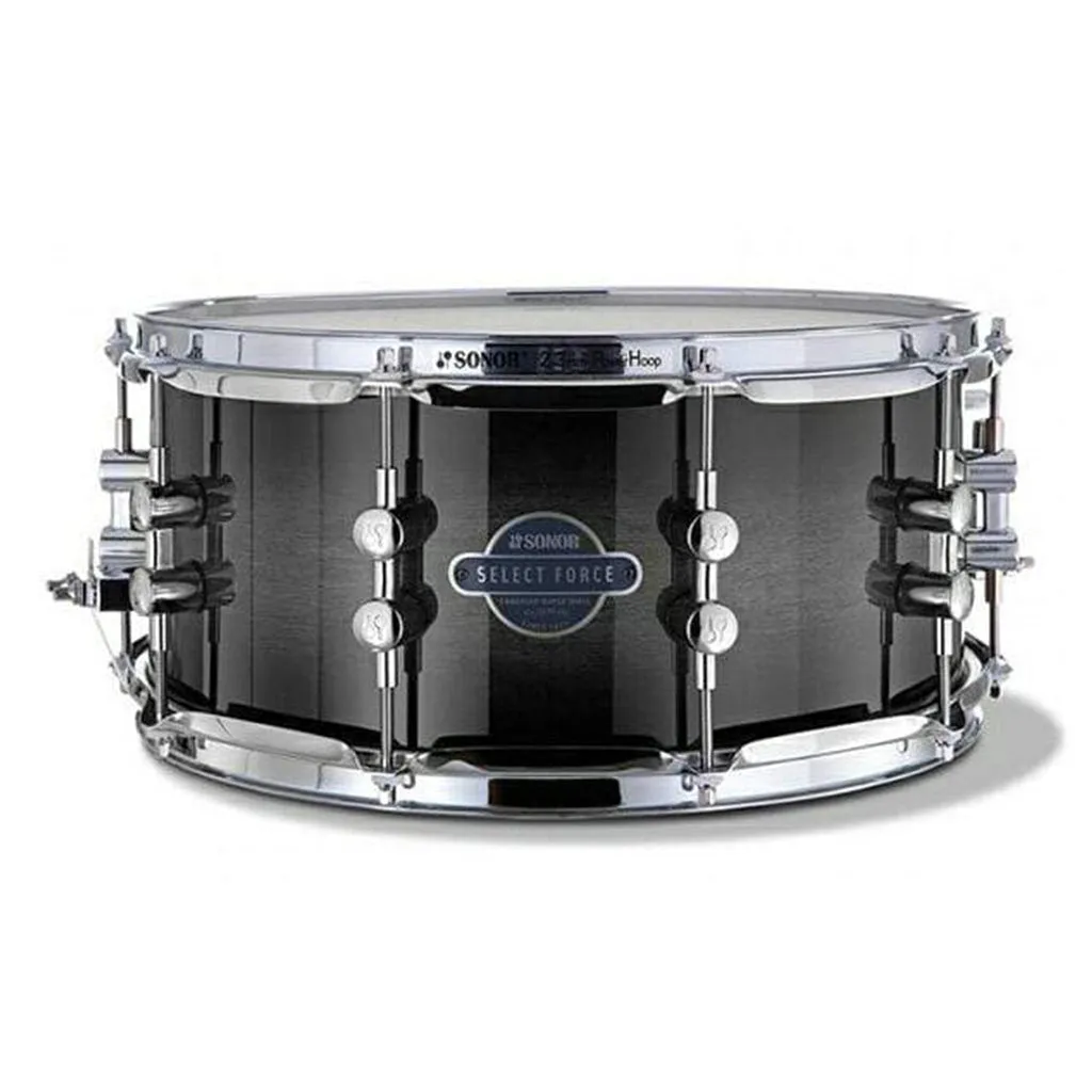 Sonor Select Force 14" x 6.5" Maple Snare Drum - Transparent Black