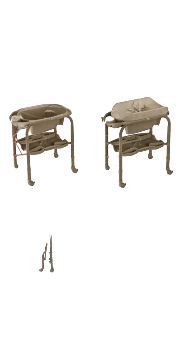 Sorelle Bagnetto Cambio Bath and Changing Station, Rose Gold Grey