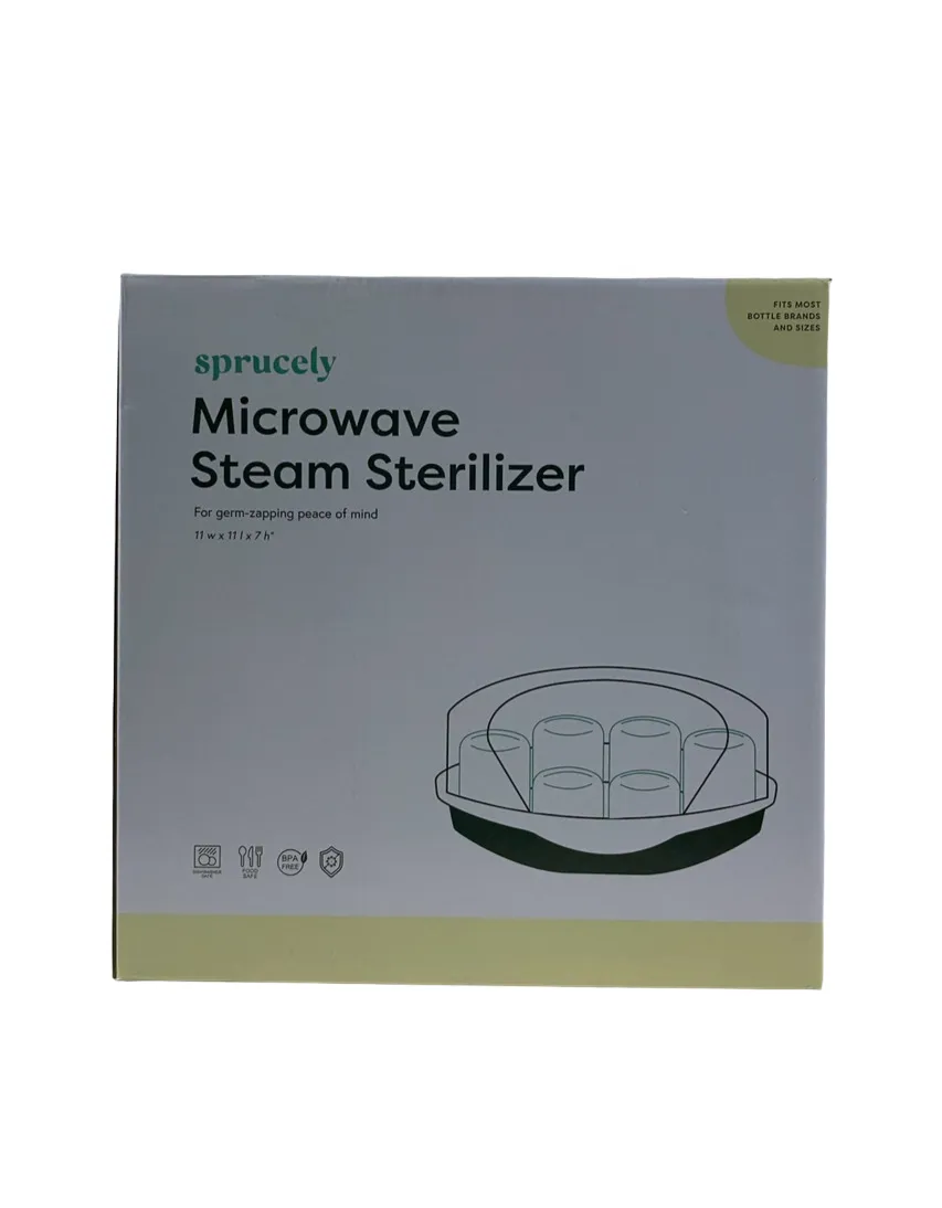 Sprucely Microwave Steam Sterilizer
