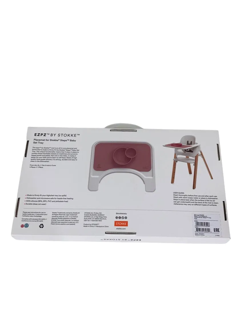 Stokke ezpz Placemat for Steps Tray, Pink