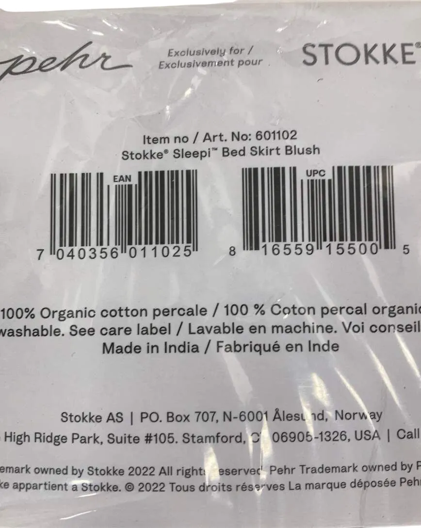 Stokke Sleepi Mini Bed Skirt, Blush, V3