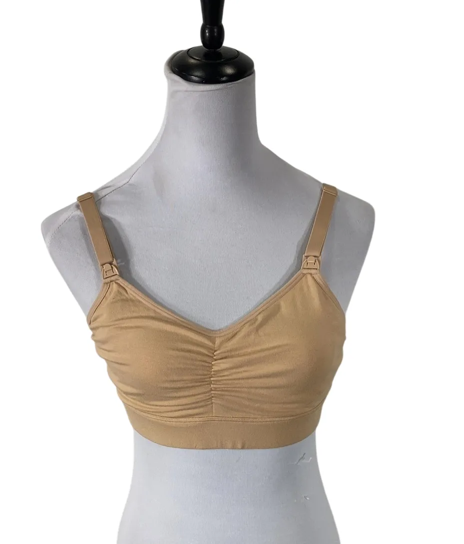 Storq Comfort Zone Nursing Bra, Latte, Size 2