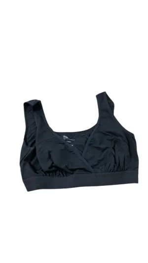 Storq Deluxe Nursing and Sleep Bra, Black, Large