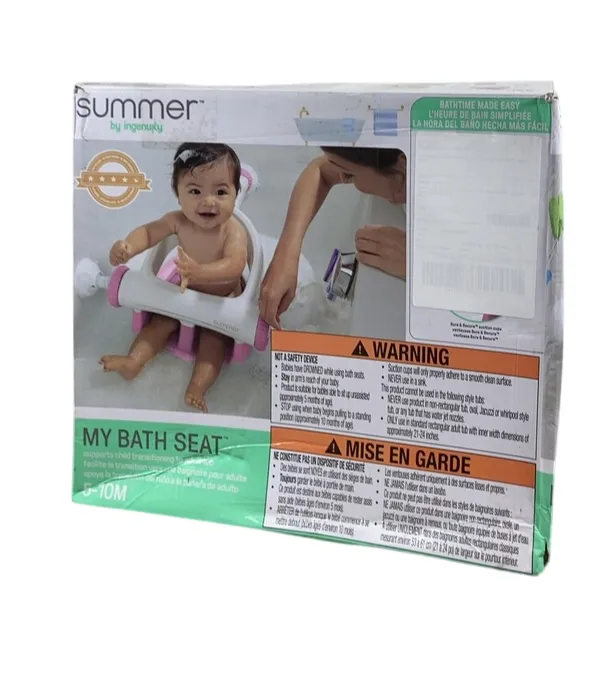 Summer Infant My Bath Seat, Pink