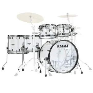 Tama 50th Anniversary Limited Starclassic Mirage 5-Piece Shell Pack with 22" Bass Drum - Crystal Ice