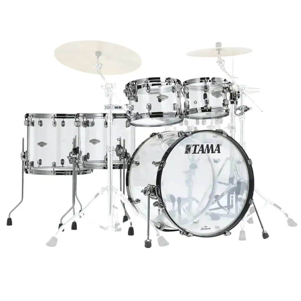 Tama 50th Anniversary Limited Starclassic Mirage 5-Piece Shell Pack with 22" Bass Drum - Crystal Ice