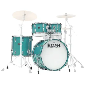 Tama 50th Anniversary Limited Superstar Reissue 4-Piece Shell Pack with 22" Bass Drum - Aqua Marine