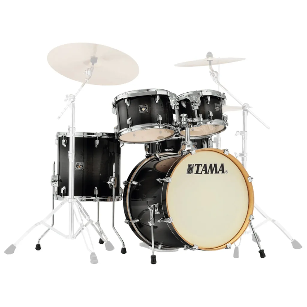 Tama CL50RS Superstar Classic 5-Piece Maple Shell Kit - Transparent Black Burst