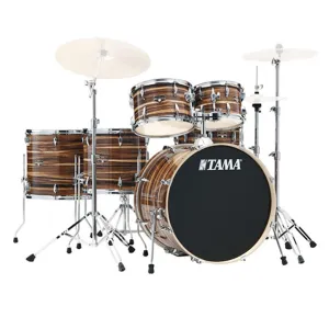 Tama IE62H6W Imperialstar 6-Piece Complete Kit with 22" Bass Drum - Coffee Teak Wrap