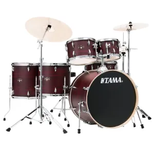 Tama Imperialstar 6-Piece Complete Kit with 22" Bass Drum - Burgundy Walnut Wrap