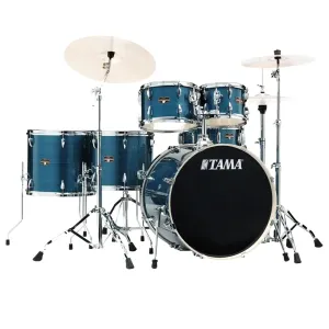 Tama Imperialstar 6-Piece Complete Kit with 22" Bass Drum - Hairline Blue