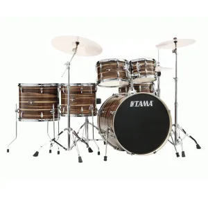 Tama IP62H6W Imperialstar 6-Piece Complete Kit With 22" Bass Drum - Coffee Teak Wrap