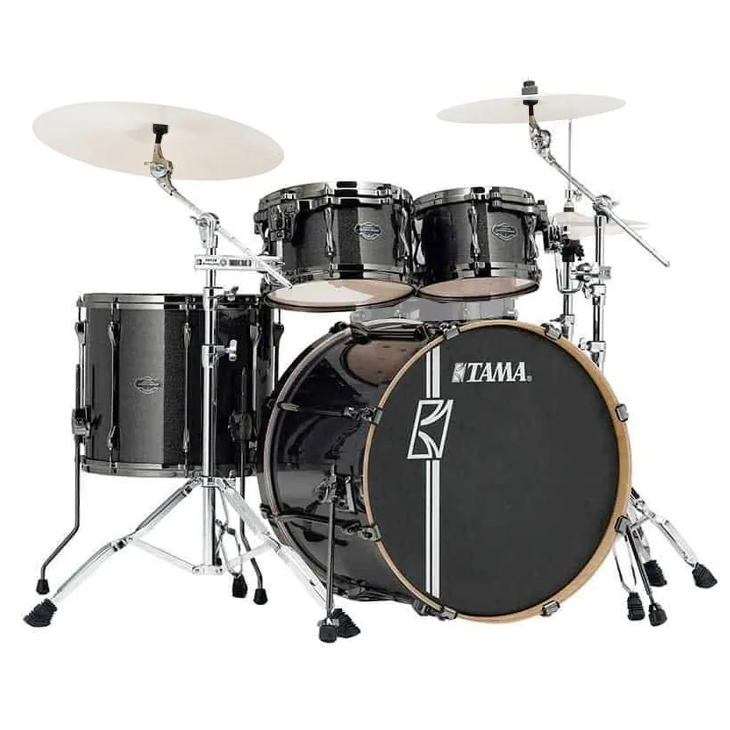 Tama MK52HZBNS Superstar Hyper-Drive Complete Kit with 22" Bass Drum and HB5W Hardware - Midnight Gold Sparkle