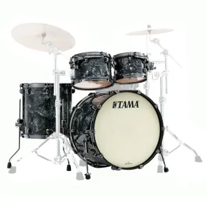 Tama MR42TZBNS Starclassic 4-Piece Maple Shell Kit - Charcoal Swirl