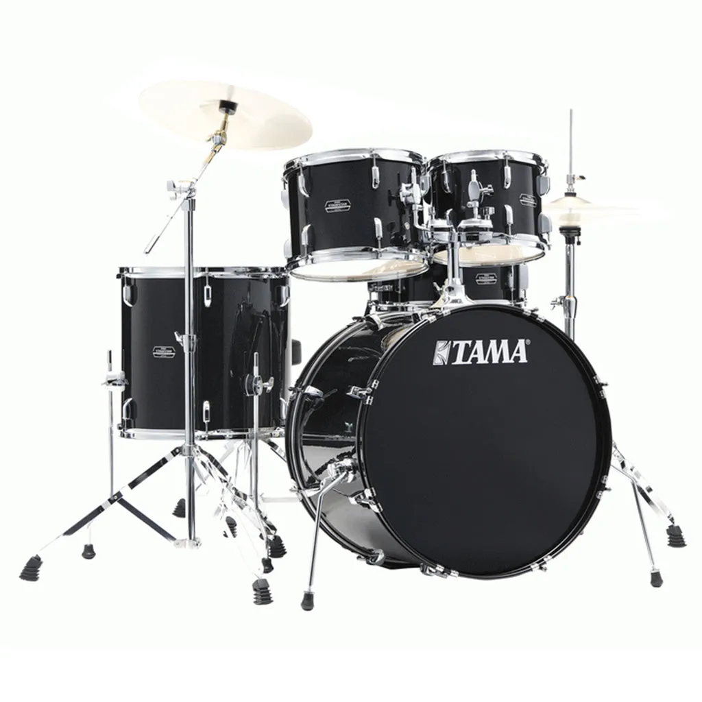 Tama ST52H5C Stagestar 5-Piece Complete Kit with 22" Bass Drum - Black Night Sparkle