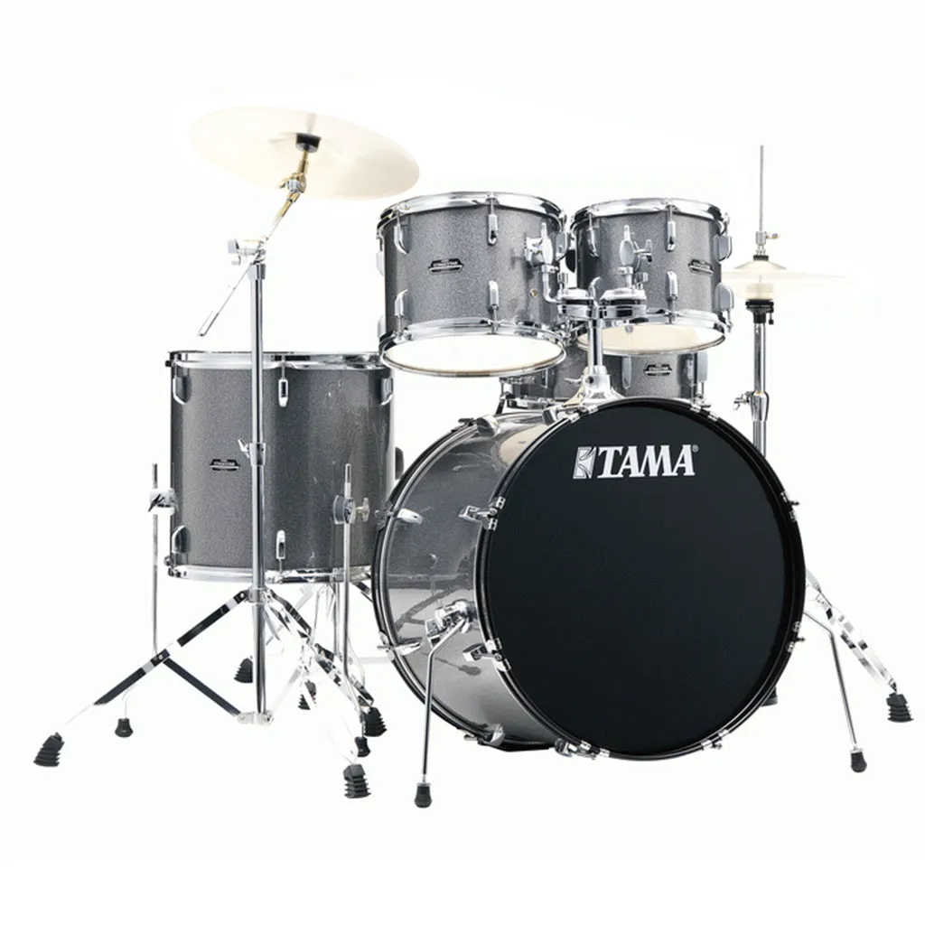 Tama ST52H5C Stagestar 5-Piece Complete Kit with 22" Bass Drum - Cosmic Silver Sparkle