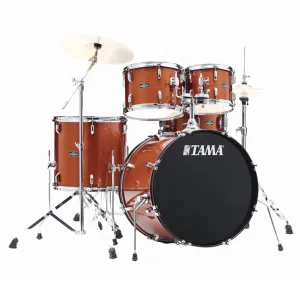 Tama ST52H5C Stagestar 5-Piece Complete Kit with 22" Bass Drum - Scorched Copper Sparkle