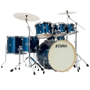 Tama Superstar Classic 7-Piece Shell Pack with 22" Bass Drum and SM5W Hardware Pack Included - Indigo Sparkle