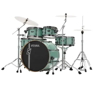 Tama Superstar Hyper-Drive Maple 5-Piece Shell Pack with 22" Bass Drum - Seafoam Green