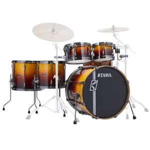 Tama Superstar Hyper-Drive Maple 6-piece Shell Pack with 22" Bass Drum - Sunset Fade Lacebark Pine