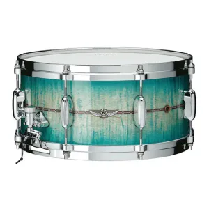Tama TMS1465S Star Maple 14"x6.5" Snare Drum - Emerald Sea Curly Maple Burst