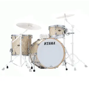 Tama WBR32RZS Starclassic Walnut/Birch 3-Piece Shell Pack with 22" Bass Drum - Vintage Marine Pearl (No Hardware Included)