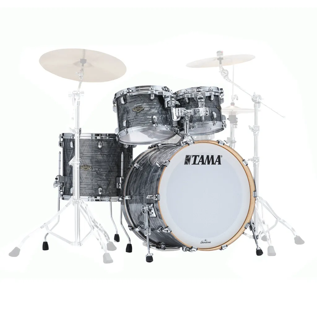 Tama WBR42S Starclassic Walnut/Birch 4-Piece Shell Pack with 22" Bass Drum - Charcoal Onyx (No Hardware Included)