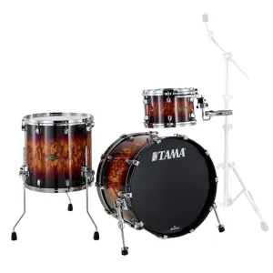 Tama WBS32RZS Starclassic Walnut/Birch 3-Piece Shell Pack with 22" Bass Drum - Molten Brown Burst (No Hardware Included)