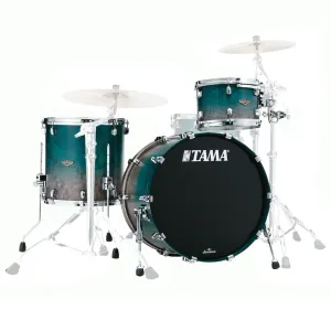 Tama WBS32RZS Starclassic Walnut/Birch 3-Piece Shell Pack with 22" Bass Drum - Satin Sapphire Fade (No Hardware Included)