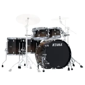 Tama WBS52RZS Starclassic Walnut/Birch 5-Piece Shell Pack with 22" Bass Drum - Transparent Mocha Fade (No Hardware Included)