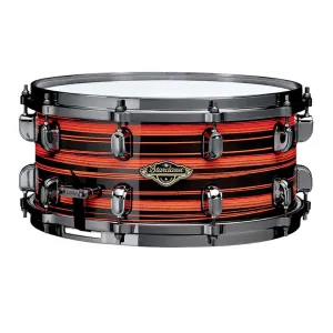 Tama WBSS65BN Starclassic Walnut/Birch 6.5"x14" Snare Drum - Neon Orange Oyster