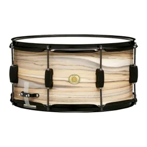 Tama WP148BK Woodworks 14"x8" Snare Drum - Natural Zebrawood Wrap