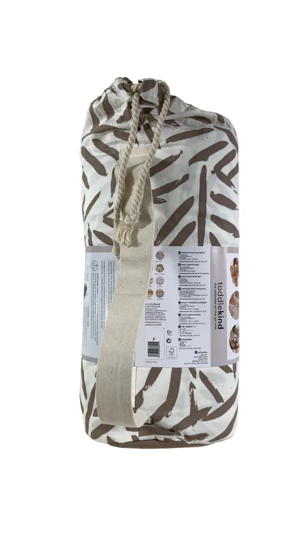 Toddlekind Pretty Practical Mat, Leaves/Tan