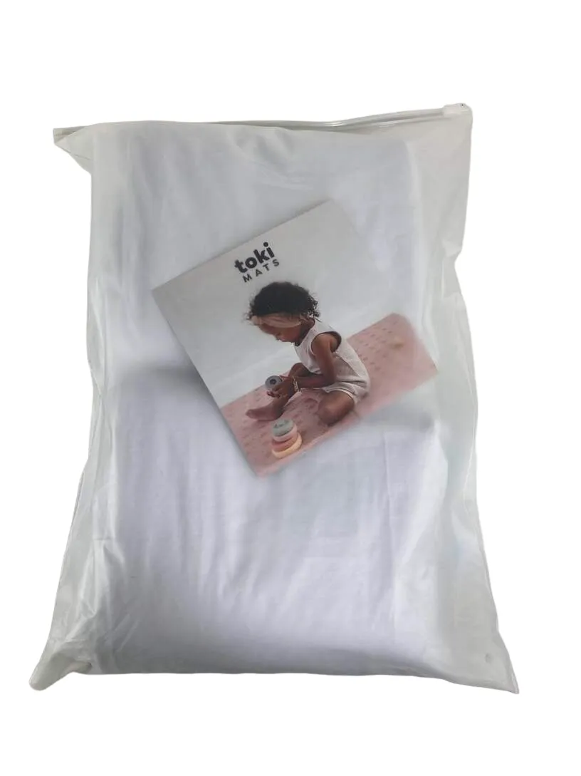 Toki Kids Waterproof Bamboo Cover, White, 2 Pack, Mega