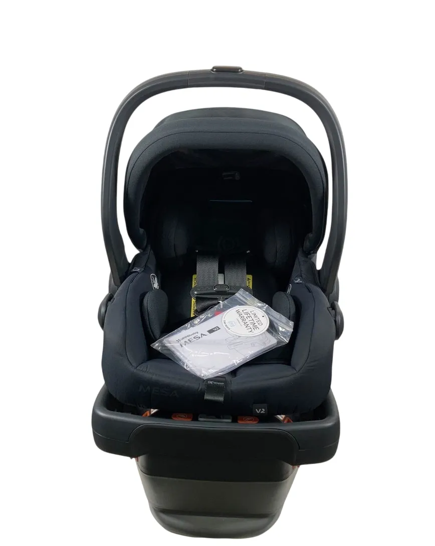 UPPAbaby MESA V2 Infant Car Seat, 2023, Jake (Black)